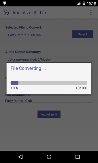 Imagen 1 para Audiolize it! MP3 Convert…