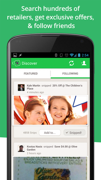 Image 1 for SnipSnap Coupon App