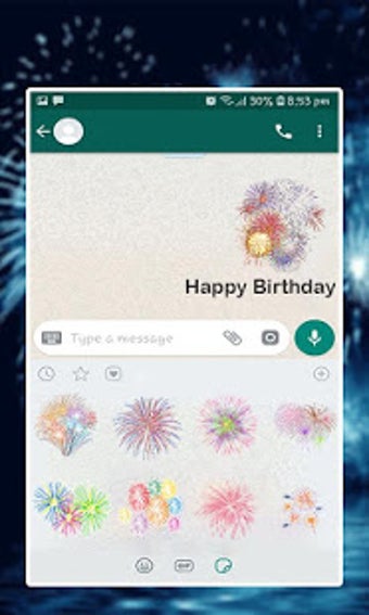 Image 2 for Real Firework Stickers  F…