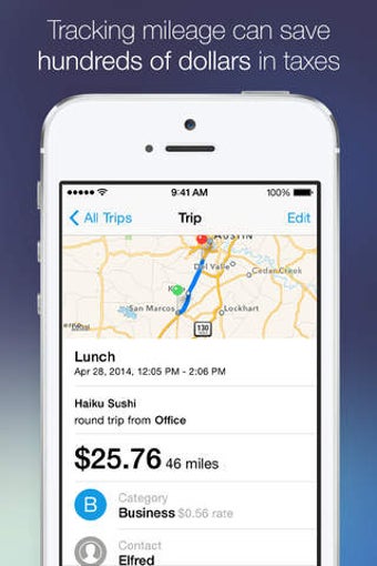 Imagen 0 para Mileage Log+ : Trip Log &…