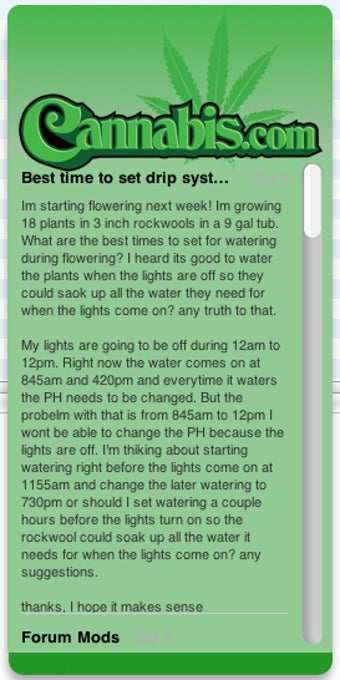 Imagen 0 para Cannabis RSS Reader