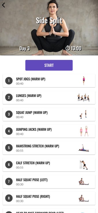 Image 1 for 30 Day Splits Challenge