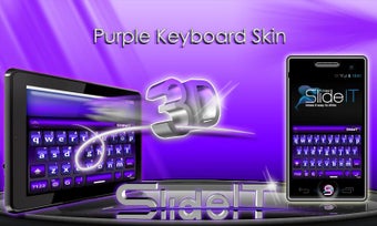 Image 3 for SlideIT Purple 3D skin