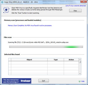 Image 0 for Clean Virus MSN