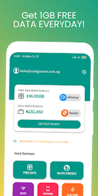 Image 0 for Vend: Earn 1GB Data Daily