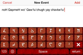 Image 0 for Klingon Keyboard