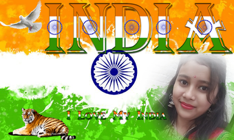 Image 1 for Indian Flag Alphabet Lett…