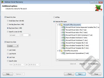 Image 2 for Hetman Excel Recovery