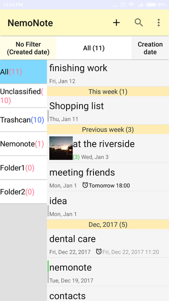 Imagen 1 para NemoNote - Notepad, Check…