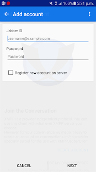 Imagen 1 para XMPP Jabber Client