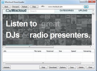 Image 0 for Mixcloud Downloader