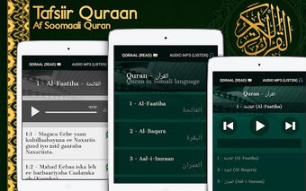 Imagen 3 para Tafsiir Quraan MP3 Af Soo…