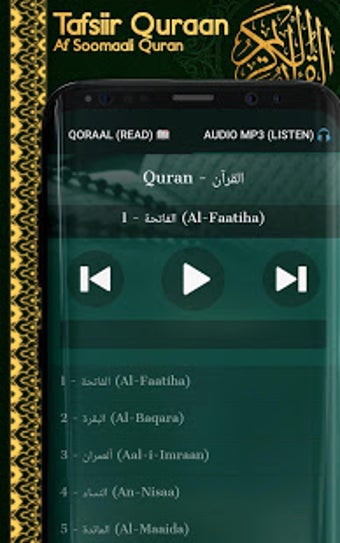 Imagen 2 para Tafsiir Quraan MP3 Af Soo…