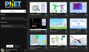Imagen 1 para PhET Simulations