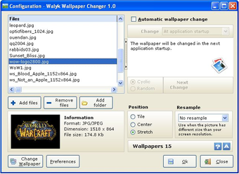 Imagen 0 para Walyk Wallpaper Changer