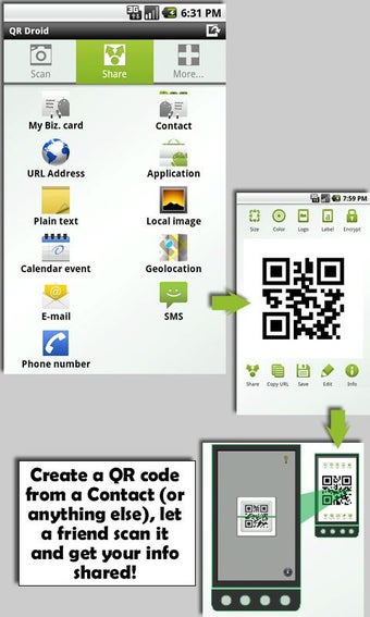 Imagen 2 para QR Droid Private