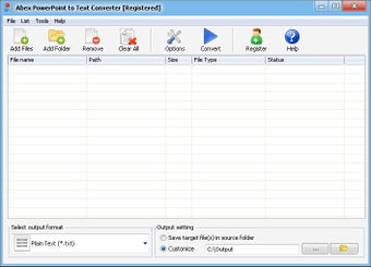 Image 0 for Abex PowerPoint to Text C…