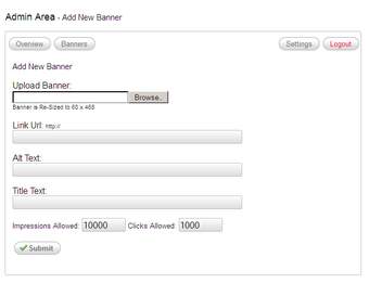 Image 3 for PHP MySQL Banner Rotator …