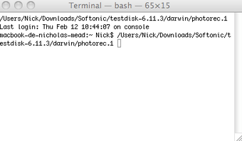 Image 0 for TestDisk