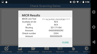 Imagen 2 para LEADTOOLS Check Scanning …
