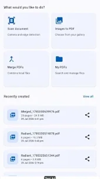 Imagen 0 para Radiant Image To PDF