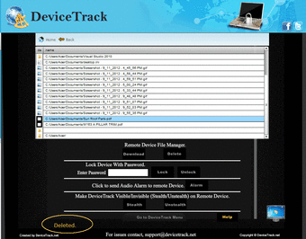 Image 0 for DeviceTrack