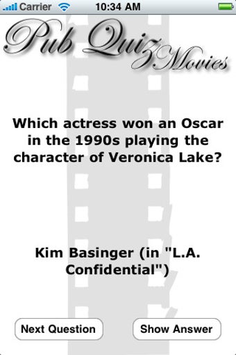 Image 0 for Pub Quiz Movies