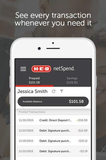 Image 0 for H-E-B NetSpend Prepaid