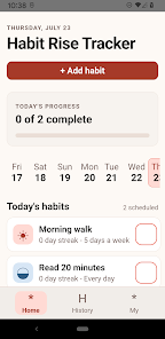 Imagen 0 para Habit Rise Tracker
