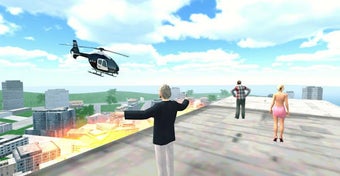 Image 1 for Police Helicopter City Fl…