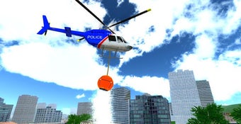 Image 0 for Police Helicopter City Fl…