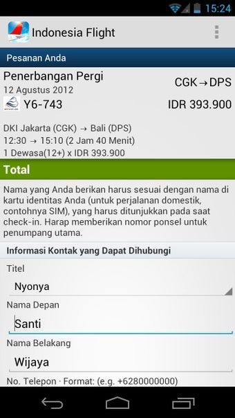 Imagen 0 para Indonesia Flight