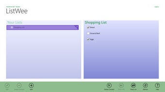 Image 0 for ListWee for Windows 8