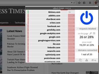 Image 1 for uBlock Origin for Firefox