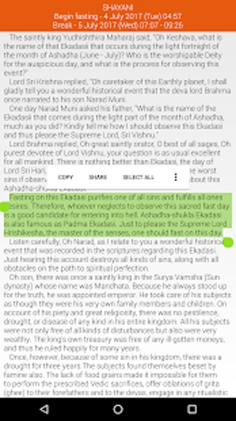 Image 0 for Ekadashi Reminder for ISK…
