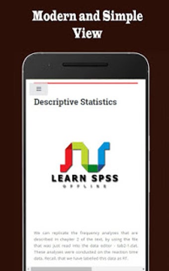Imagen 1 para Learn SPSS Offline