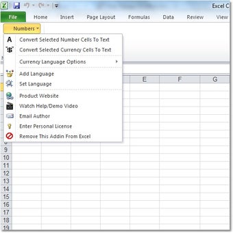 Image 0 for Excel Convert Numbers To …