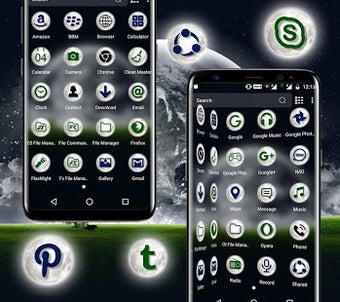 Imagen 0 para Moon Night Launcher Theme