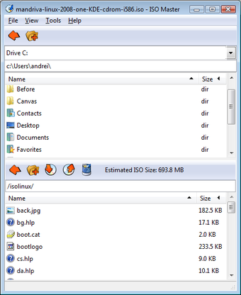 Image 1 for ISO Master for Linux