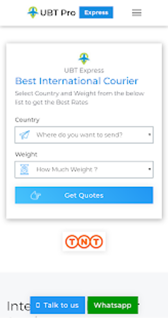 Imagen 0 para UBT Pro Express- Send Int…
