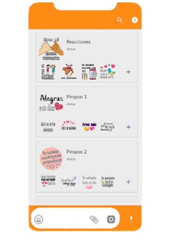 Imagen 0 para Stickers Frases de amor p…