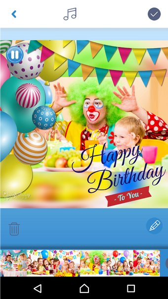 Image 0 for Birthday Video Maker - Ph…
