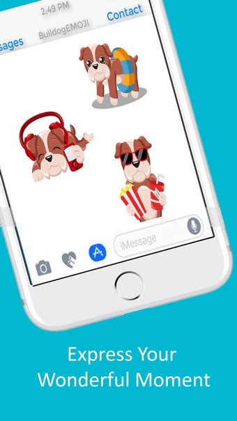 Image 0 for BulldogEMOJI - Bulldog Em…