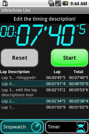 Image 0 for UltraChron Stopwatch Lite