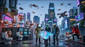 Imagen 0 para Toilet Monster City Rampa…