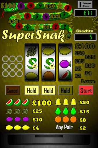 Image 2 for Super Snake Slot Machine