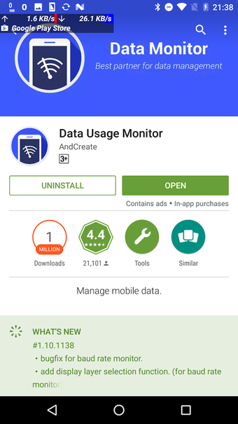 Image 1 for Internet Speed Monitor