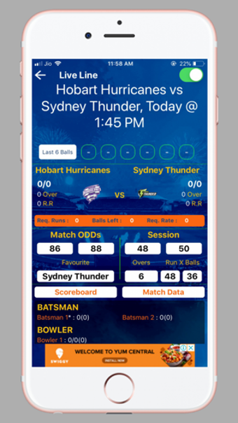 Image 0 for Cricket: Live Line &  Sco…