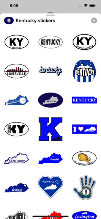 Image 2 for Kentucky emojis - USA sti…