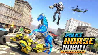 Imagen 0 para Police Horse Robot Transf…